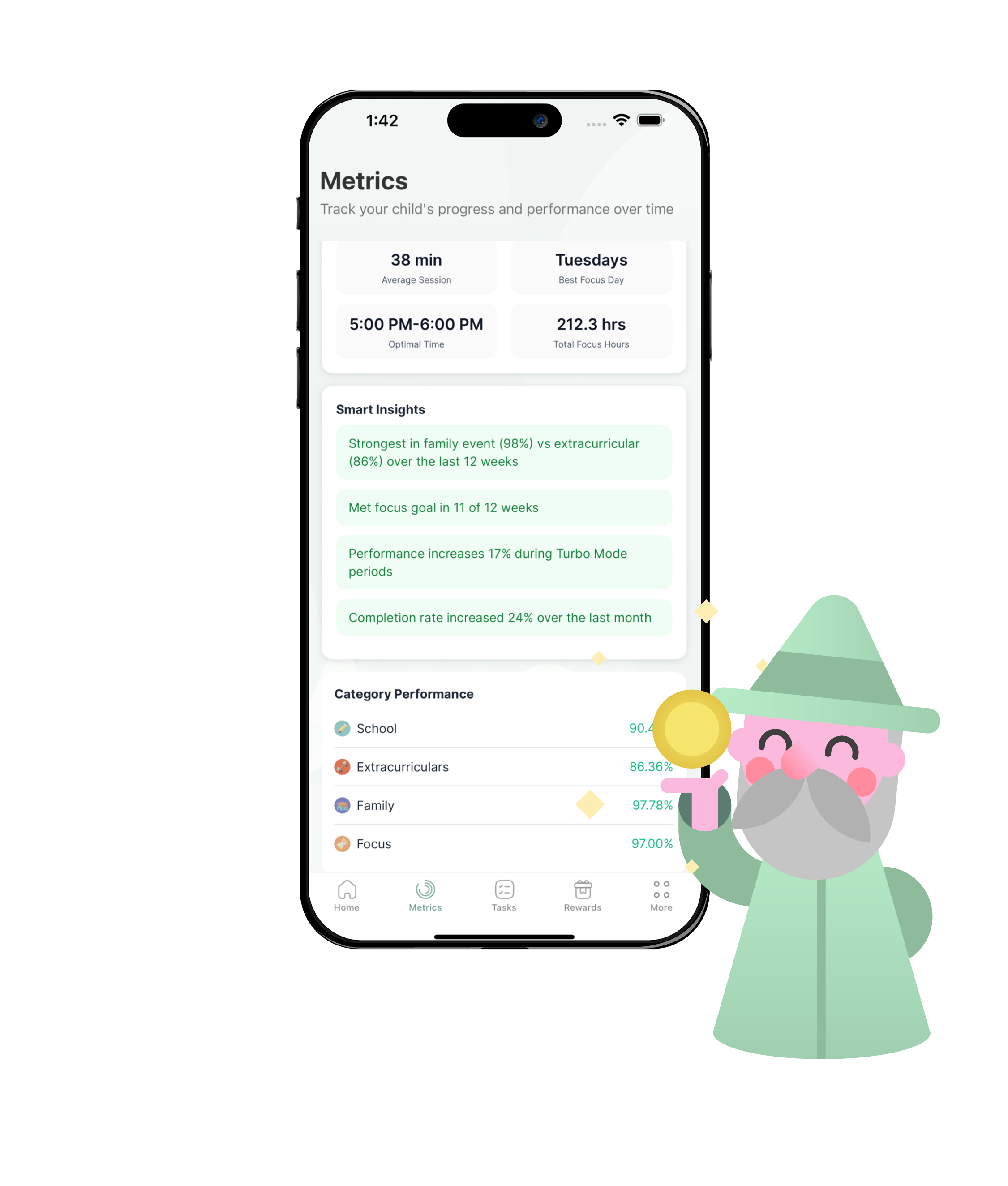 App screen: Calm, Flexible Planning